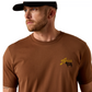 10071197 Ariat Men's BBQ Smoke SS Tee Soft Silt