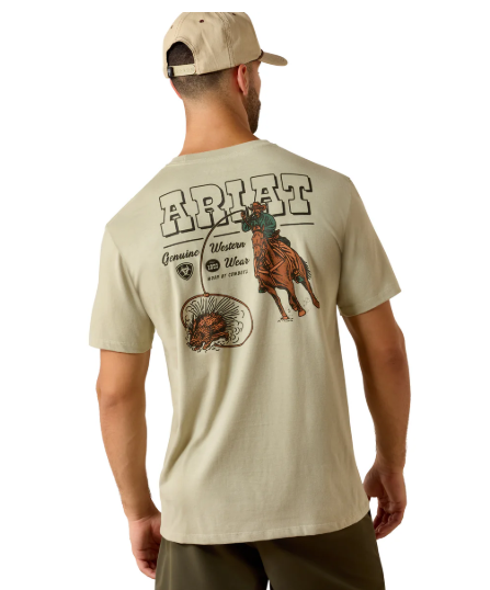 10071196 Ariat Men's Porcupine Posses SS Tee Elm