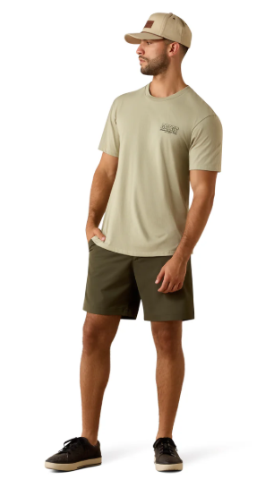 10071196 Ariat Men's Porcupine Posses SS Tee Elm