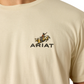 10071199 Ariat Men's Ride Em Cowboy SS Tee Natural