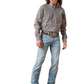 10065851 Ariat Men's Pro Series Trenton Fitted LS Shirt Cream