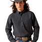 10065849 Ariat Men's Pro Series Thorn Fitted LS Shirt Black