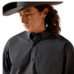 10065849 Ariat Men's Pro Series Thorn Fitted LS Shirt Black
