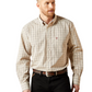 10065781 Ariat Men's Wrinkle Free Alam LS Shirt Cream