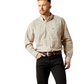 10065781 Ariat Men's Wrinkle Free Alam LS Shirt Cream