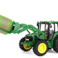LP51314 John Deere 7330 Tractor With Front Bale Mover