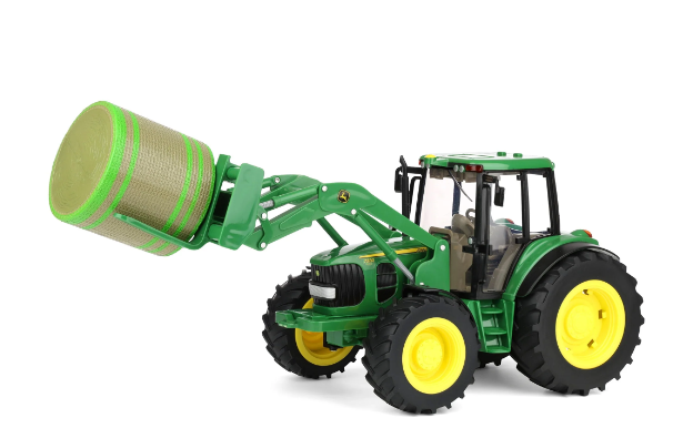 LP51314 John Deere 7330 Tractor With Front Bale Mover
