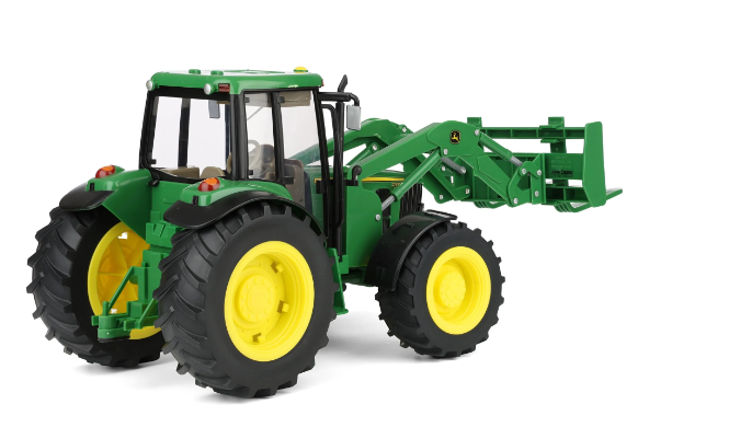 LP51314 John Deere 7330 Tractor With Front Bale Mover