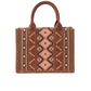 X6S2950BAG Wrangler Southwestern Crossbody Bag Brown