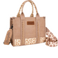 X6S2934BAG Wrangler Leopard Print Crossbody Bag Taupe