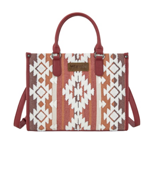 X6S4940BAG Wrangler Cilia Crossbody Tote Burgundy