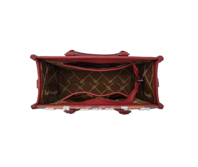 X6S4940BAG Wrangler Cilia Crossbody Tote Burgundy