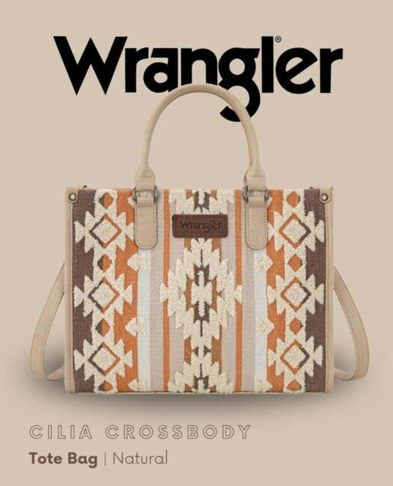 X6S4940BAG Wrangler Cilia Crossbody Tote Natural
