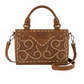 X6S4938BAG Wrangler Swirl Crossbody Bag Tan