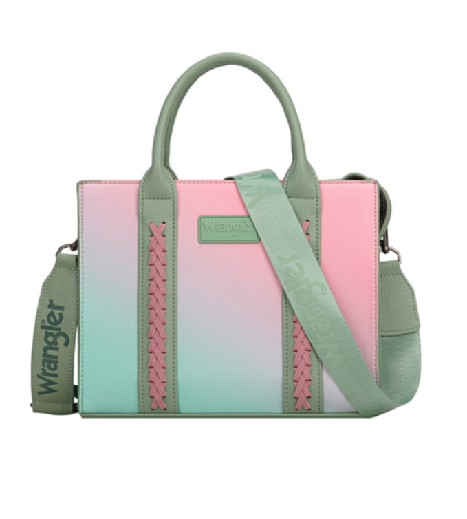 X6S4928BAG Wrangler Ombre Crossbody bag Green