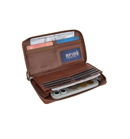 X6S4926WLT Wrangler Paisley Wallet Tan