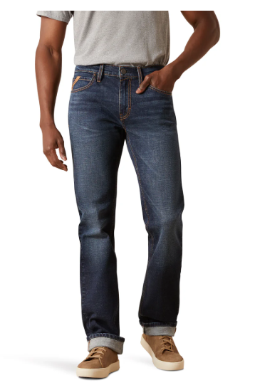 10073010 Ariat M8 Modern Brock Slim Straight Leg Jeans 32 Leg
