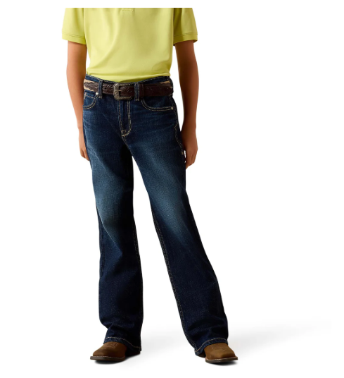 10072969 Ariat Kid's B4 Relaxed Oliver Boot Cut Jeans