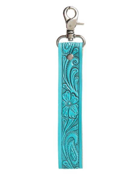 S-10838 Blooming Meadow Key Fob In Turquoise