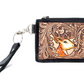 S-14536 Hand Hewn Western Card Holder Brown