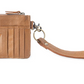 S-14537 Hand Hewn Western Card Holder Brown & White