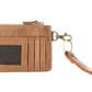 S-14539 Hand Hewn Western Card Holder Khaki With Hide