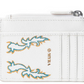 S-12225 Sparkling Desert Moon Credit Card Holder In Chocolate White