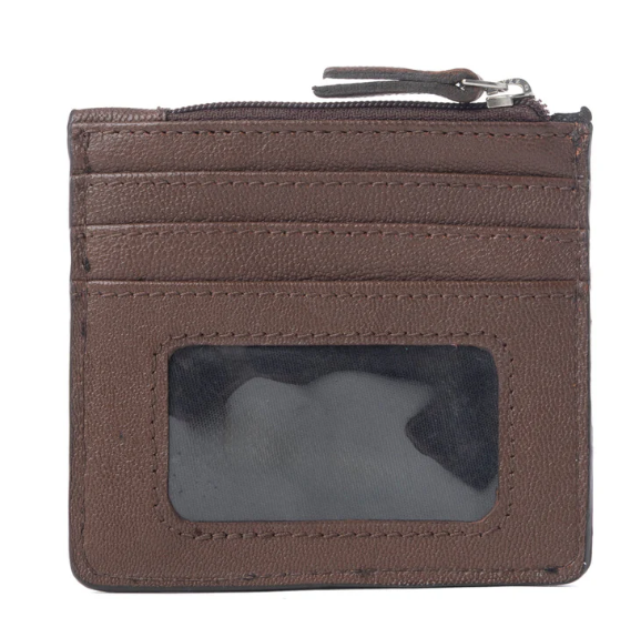 S-13924 Briar Creek Handtooled Leather Credit Card Holder in Heritage Brown