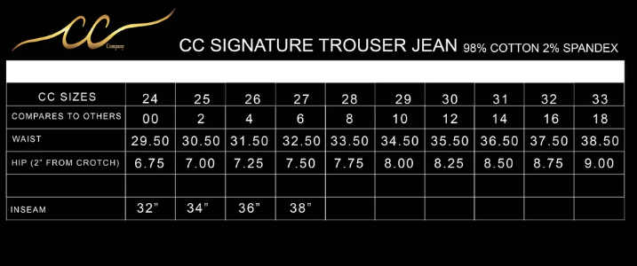 CCW-J1003 CC Signature Serie's Trouser Jean's Dark-Wash