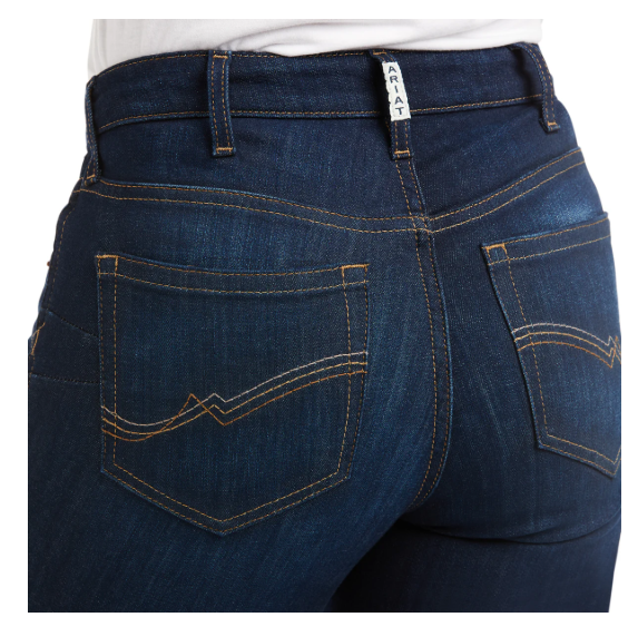 10036813 Ariat Women's Real High Rise Boot Cut Ballary Pennsylvana Regular Leg