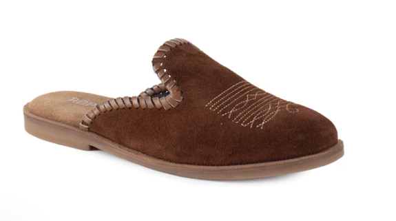09-021-0608-3765 Roper Women's Hampton Brown Suede Mule