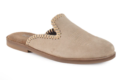 09-021-0608-3767 Roper Women's Hampton Tan Suede Mule