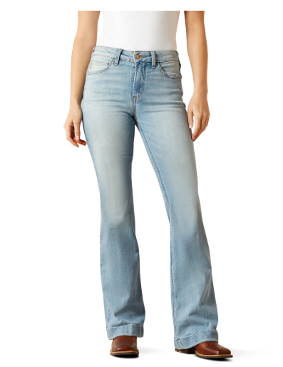 10072964 Ariat Women's High Rise Marnie Slim Trouser Jeans Long Leg