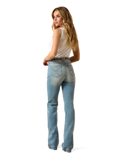 10072964 Ariat Women's High Rise Marnie Slim Trouser Jeans Long Leg