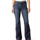 10072964 Ariat Women's High Rise Vivienne Slim Trouser Jeans Regular Leg
