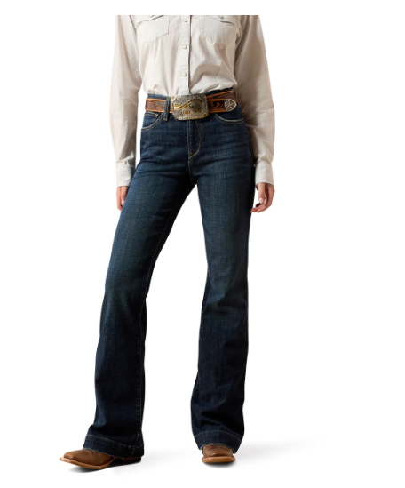 10072965 Ariat Women's High Rise Vivienne Slim Trouser Jeans Long Leg