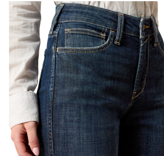 10072964 Ariat Women's High Rise Vivienne Slim Trouser Jeans Regular Leg