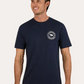 120004RW-NV/WHT Ringers Western Men's Signature Bull Tee Navy & White