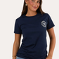 225092RW-NVY/WHT Ringers Western Women's Classic Tee Navy & White