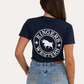225092RW-NVY/WHT Ringers Western Women's Classic Tee Navy & White
