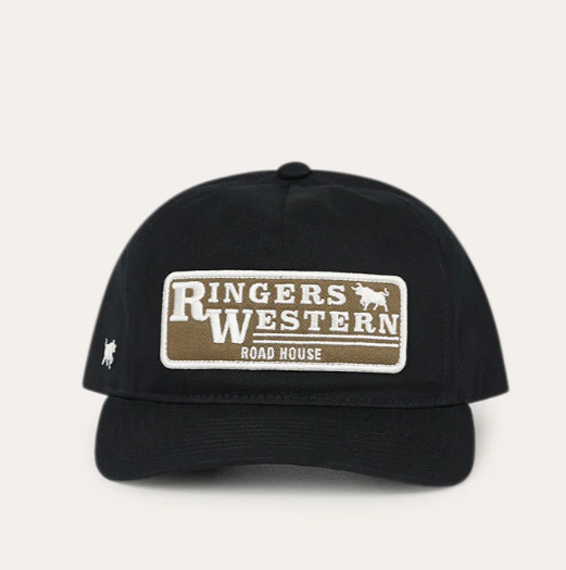 626024RW-BLK Ringers Western Original Roadhouse Cap Black