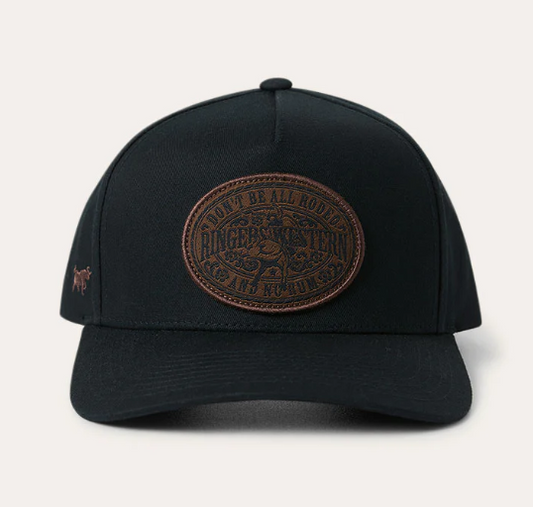 625120RW-BLK Ringers Western All Rodeo Roadhouse Cap Black