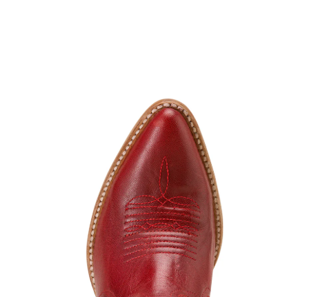 10074387 Ariat Women's Julietta J Toe Western Boot Red Alert