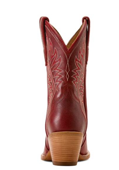 10074387 Ariat Women's Julietta J Toe Western Boot Red Alert