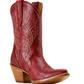 10074387 Ariat Women's Julietta J Toe Western Boot Red Alert