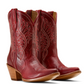 10074387 Ariat Women's Julietta J Toe Western Boot Red Alert