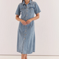 SS20718 Sass Women's Kara Denim Midi Dress
