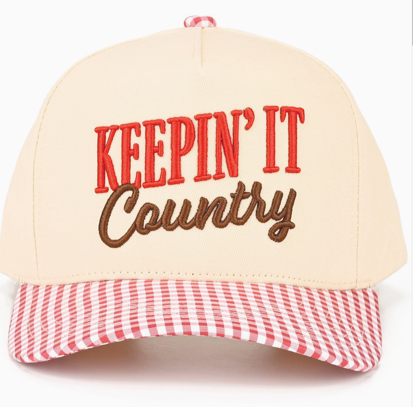 TCM0238 Keepin It Country Embroidered Trucker Cap