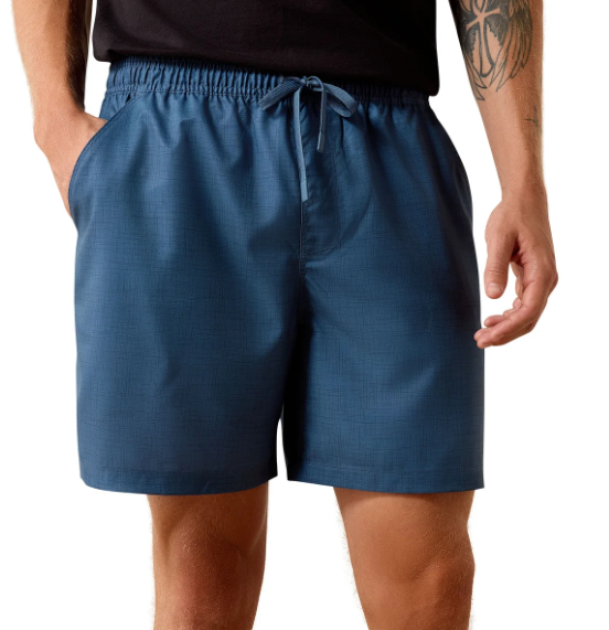 10071039 Ariat Men's "The Weekender" Largo Cross Hatch 6' Shorts