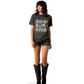 10071179 Ariat Women's Star Spangled Rodeo SS Tee Charcoal